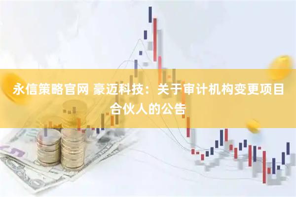 永信策略官网 豪迈科技：关于审计机构变更项目合伙人的公告